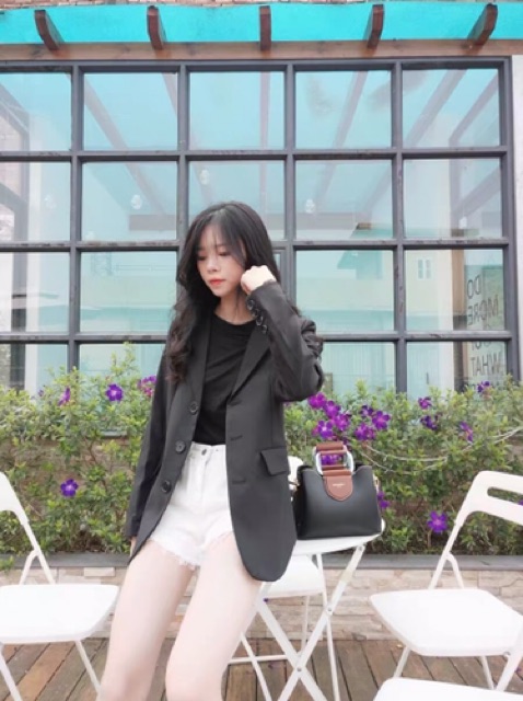 (Hàng có sẵn) Áo Blazer mẫu mới 2020 ( loại 3 cúc đẹp lạ) | BigBuy360 - bigbuy360.vn