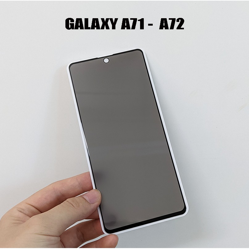 Dán cường lực phủ màn hình chống nhìn trộm Samsung Galaxy A71 Galaxy A72