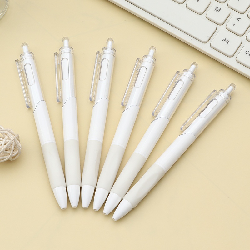 Bút Bi Mực Đen Ngòi 0.5mm Thiết Kế Đơn Giản