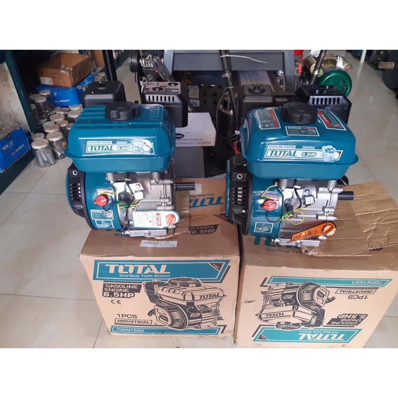 TOTAL Động cơ nổ dùng Xăng 6.5HP TGEN1682 (Cam kết Chính Hãng 100%)