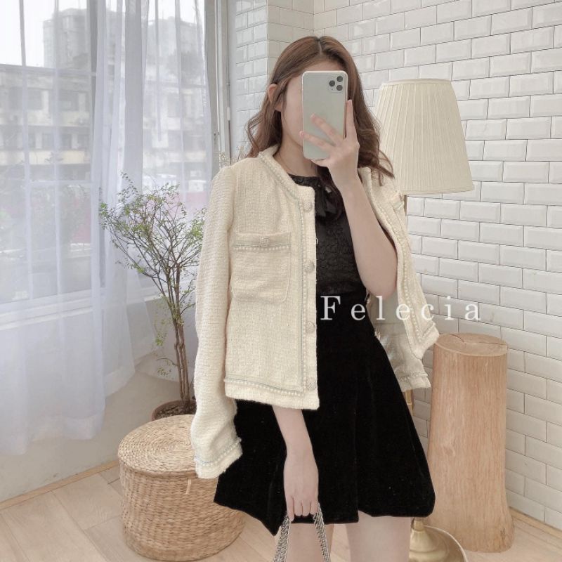 Áo Cardigan khoác dạ viền cao cấp | BigBuy360 - bigbuy360.vn