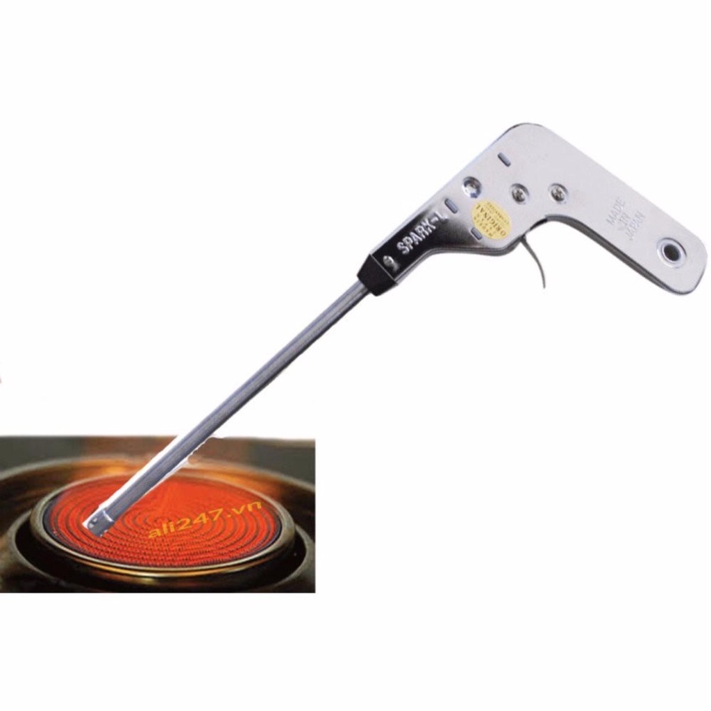 Súng mồi lửa Dài 27cm Spark-L- Dụng cụ mồi bếp Ga ,Mồi Lửa