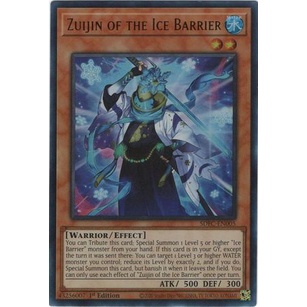 Thẻ bài Yugioh - TCG - Zuijin of the Ice Barrier / SDFC-EN005'