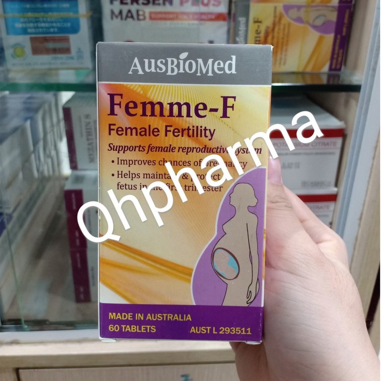 FEMME F lọ 60 viên giúp bổ sung vitamin và khoáng chất giúp hỗ trợ tăng cường sức khỏe cho phụ nữ