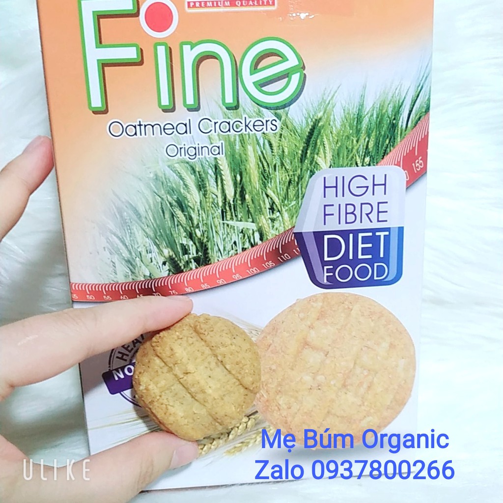 [ HCM Giao Hỏa Tốc]Bánh Yến Mạch Nguyên Chất Ăn Kiêng FINE ( Hộp 178g) rất tốt cho người tiểu đường, ăn kiêng, giảm cân.