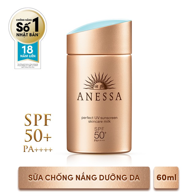 [ANESSA CHÍNH HÃNG] Kem Chống Nắng Shiseido Anessa Perfect UV Sunscreen Skincare Milk 20ML-60ML