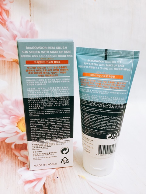 Chống nắng ra&amp; gowoori hàn quốc 80ml