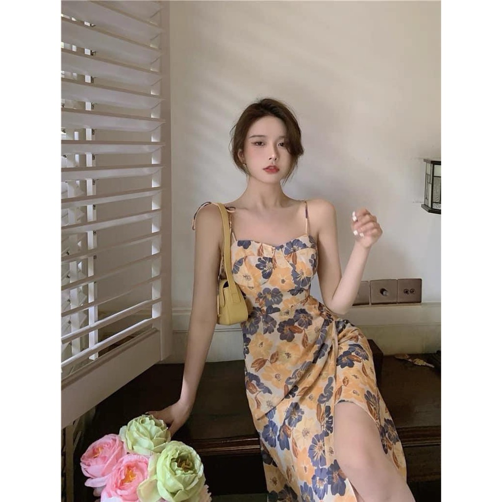 VÁY HOA NHÍ CHIẾT EO TÔN DÁNG