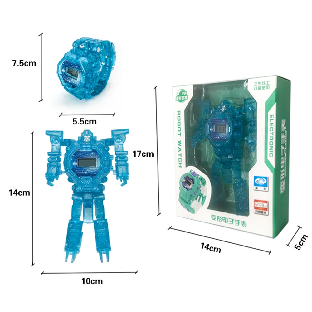 Đồng hồ mặt tròn hình robot biến hình | BigBuy360 - bigbuy360.vn