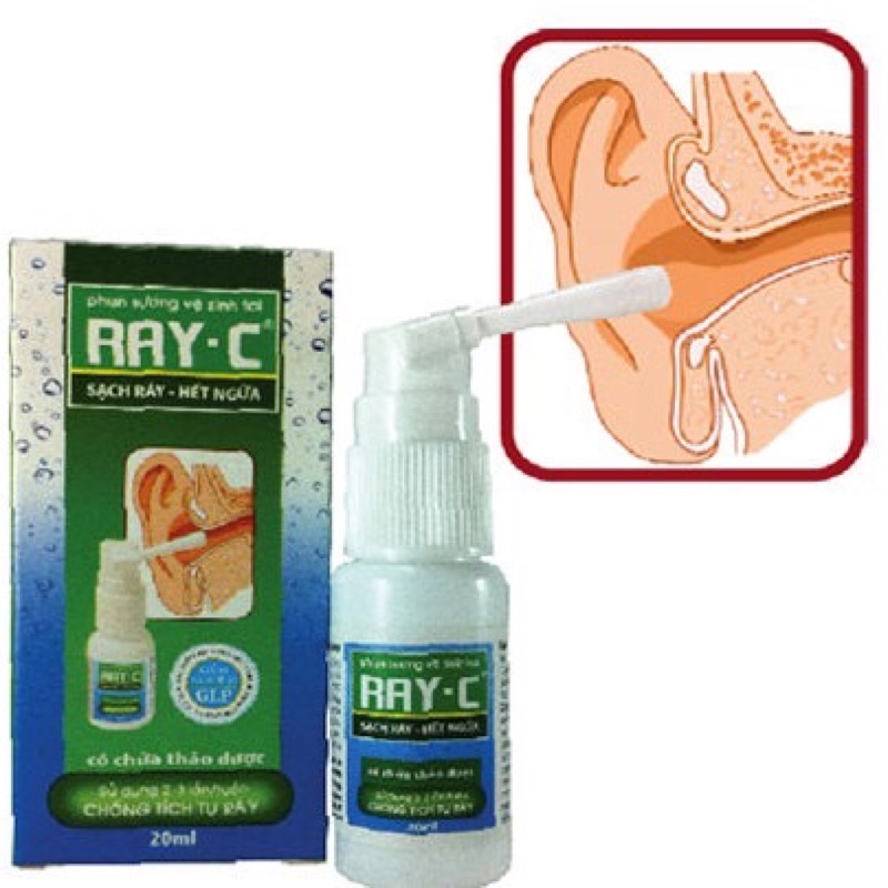 RAY-C - Phun sương vệ sinh tai