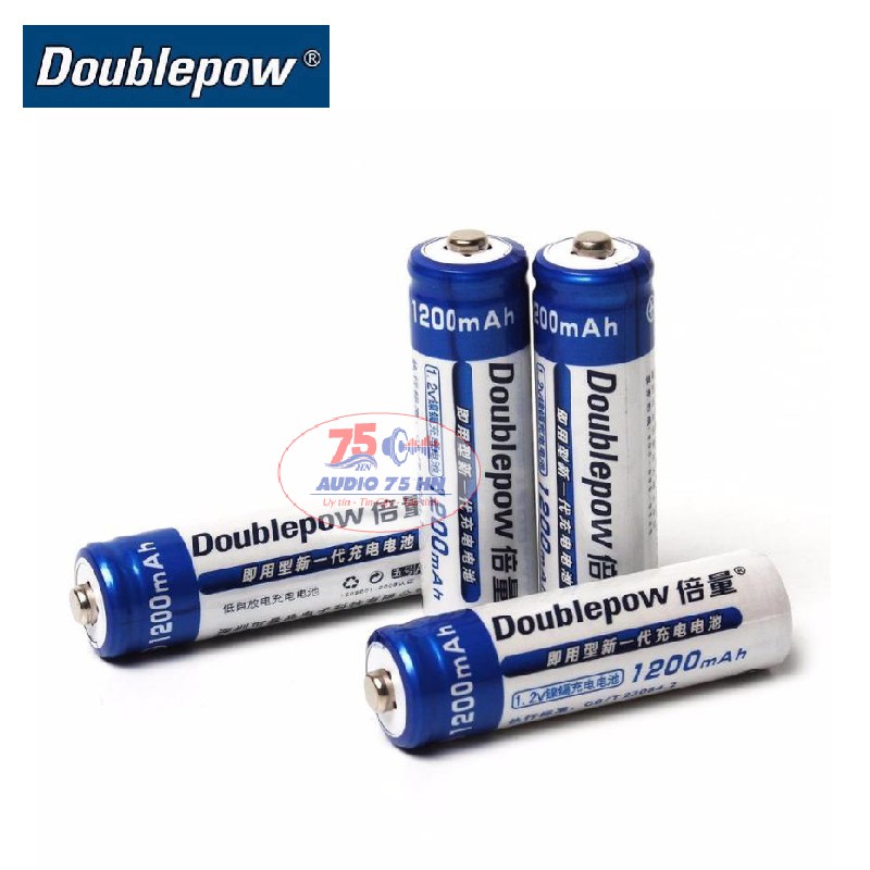 {Chính hãng} Pin sạc Doublepow AA 1200mAh lắp MIC,máy đo huyết áp, điều khiển...