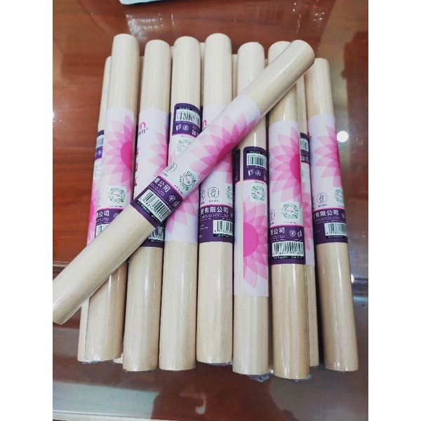 Cán lăn bột bằng gỗ làm bánh loại trơn mịn 28cm