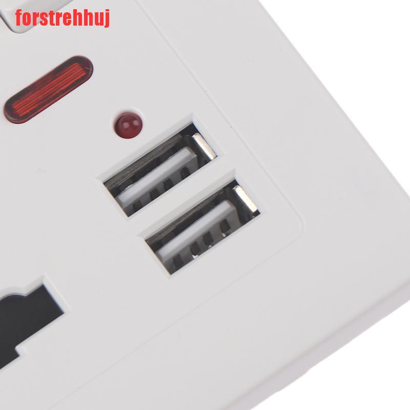 Ổ Cắm Điện 5 Cổng Usb Gắn Tường Có Đèn Led