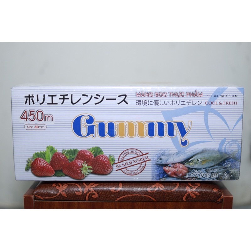 Màng bọc thực phẩm Gummy siêu dai co dãn dài 450m (KHOSKHOSI)