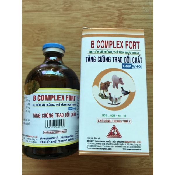 Freeship.Tuấn.thuốc.thú.y.BCOMPLEX.FORT.tăng.cường.trao.đổi.chất.chai.100.ml.