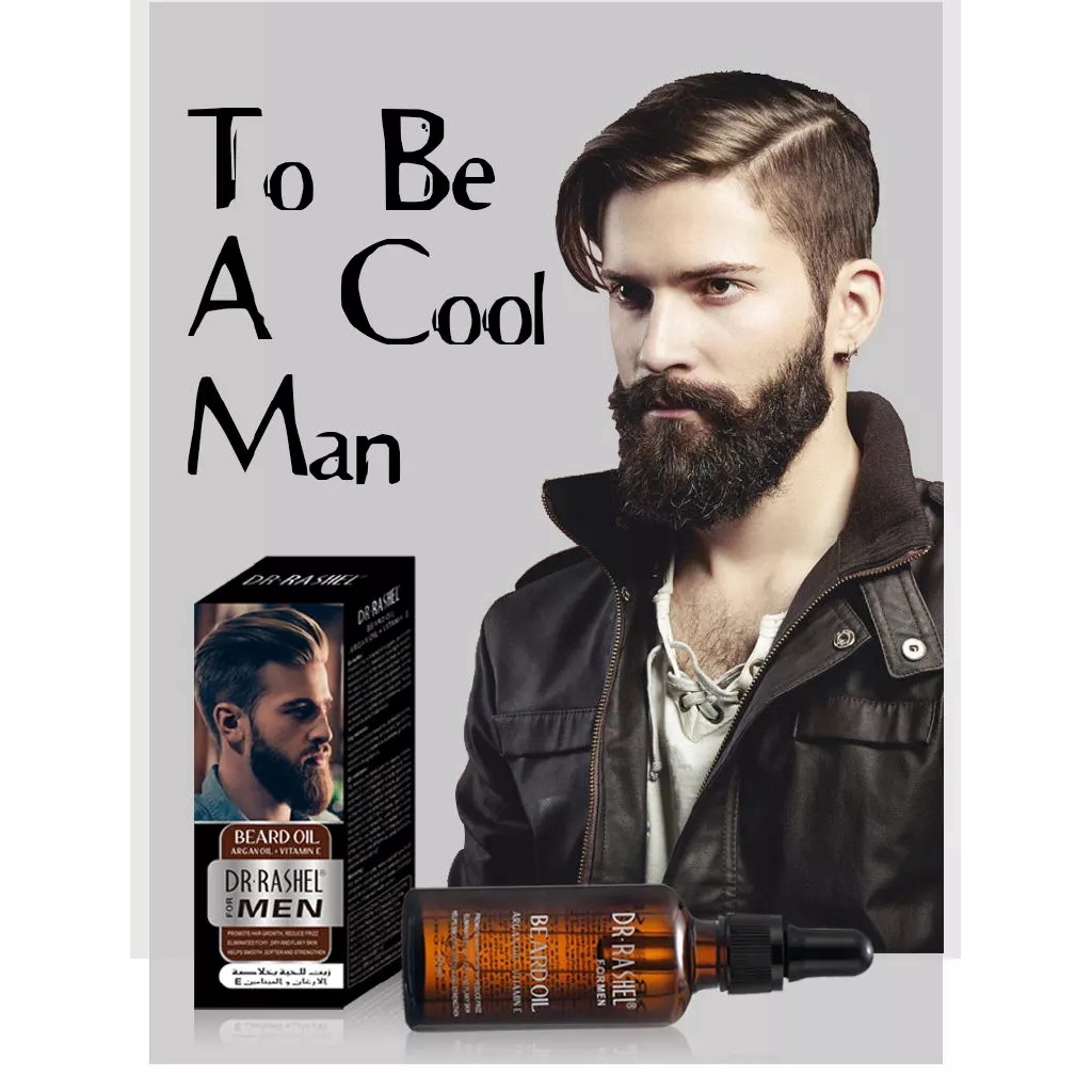 DR.RASHEL Argan Oil Vitamin E Hair Growth 50 ml Men Beard Oil