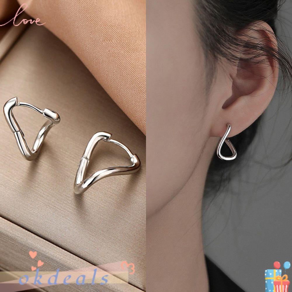 Khuyên Tai Vòng Trơn Thời Trang Tinh Tế