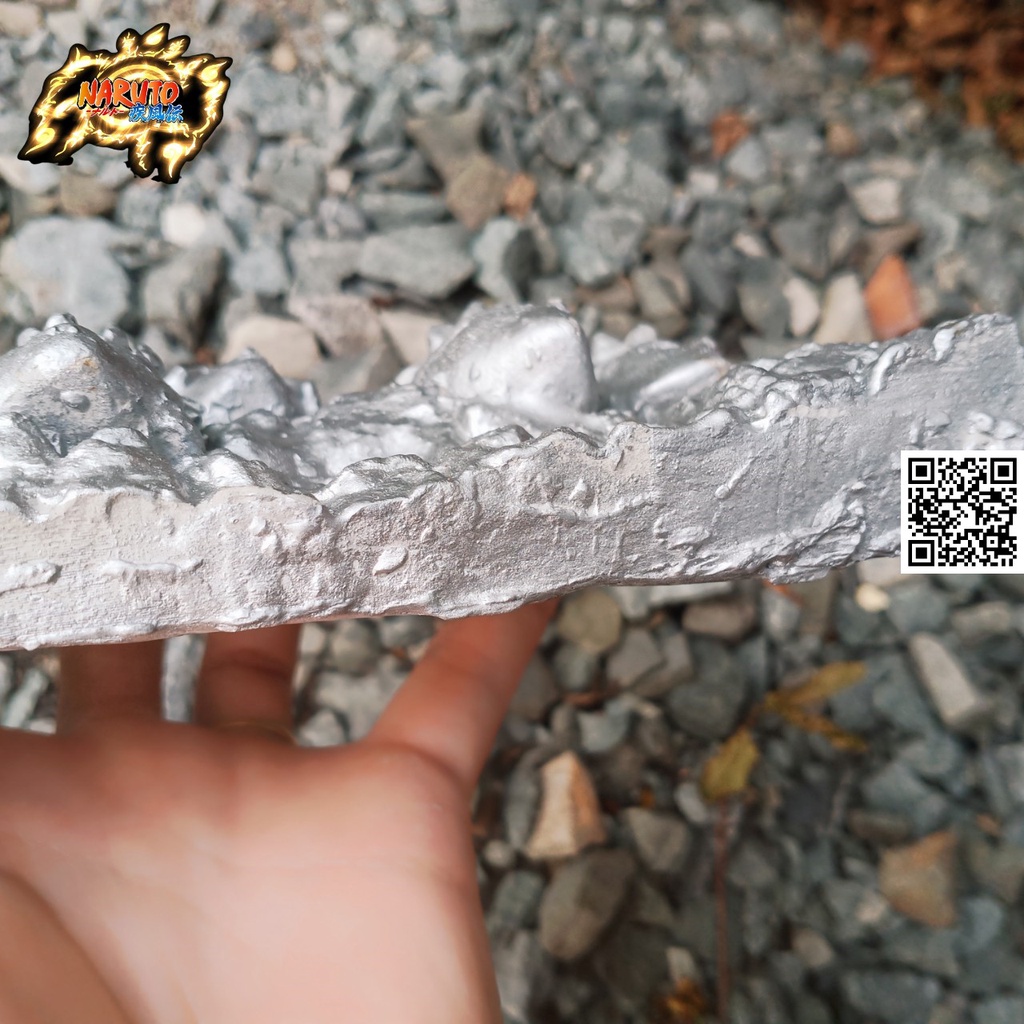 Mô hình tượng đài 7 vị Hokage màu bạc hoạt hình Naruto Đệ nhất Senju Hashirama nhị Senju Tobirama tam Sarutobi Hiruzen t