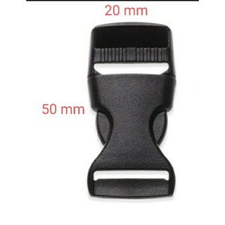 10 khóa cài nhựa- Chốt mũ bảo hiểm người lớn- 2x5cm