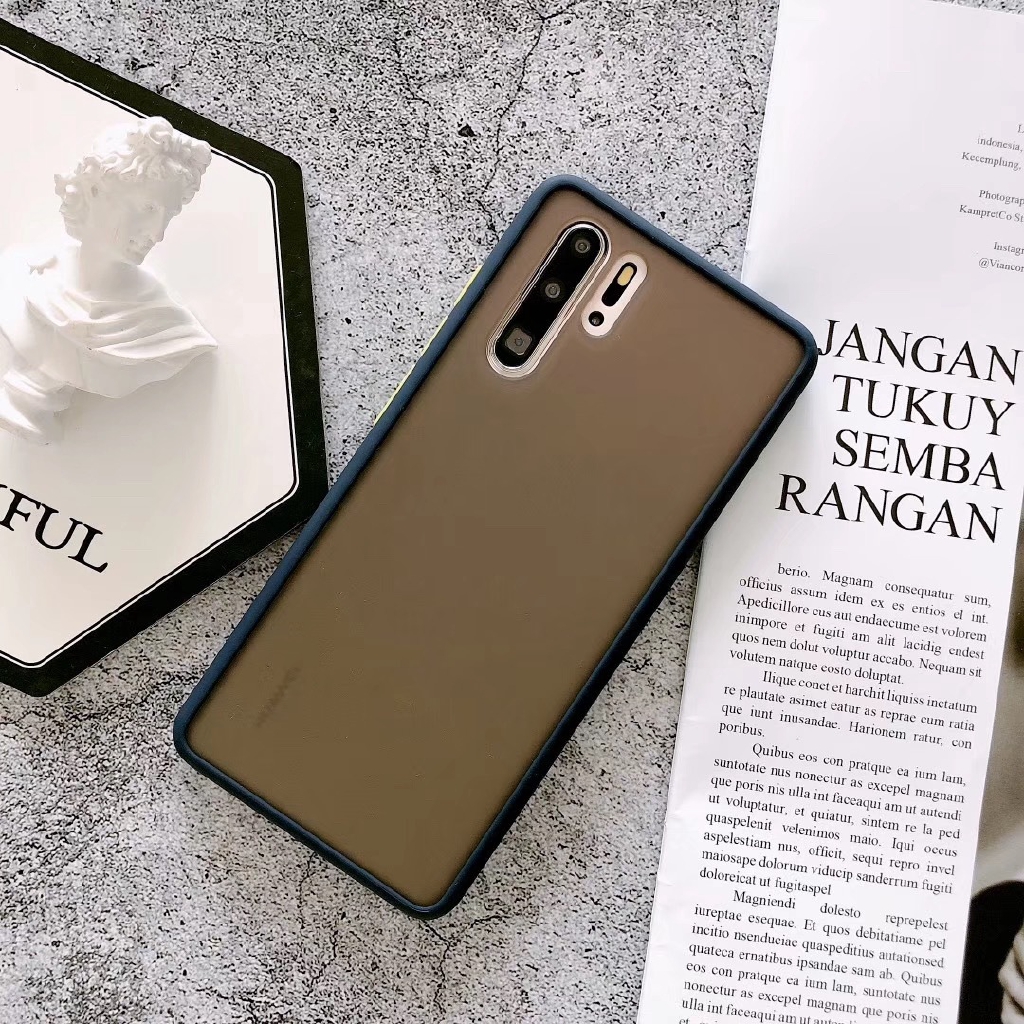 Ốp điện thoại nhám chống sốc/va đập/dấu vân tay màu sắc hợp thời trang cho OnePlus 6 6T 7 7T