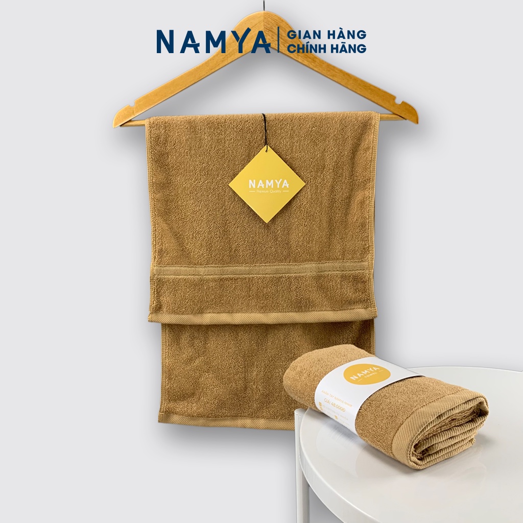 Khăn lau mặt, khăn gội NamyA chất liệu cotton, kích thước từ 30x50cm - 35x80cm