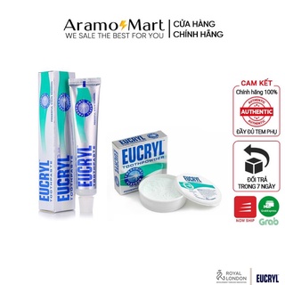 Combo kem đánh răng và bột làm trắng răng bạc hà làm trắng răng thơm miệng EUCRYL