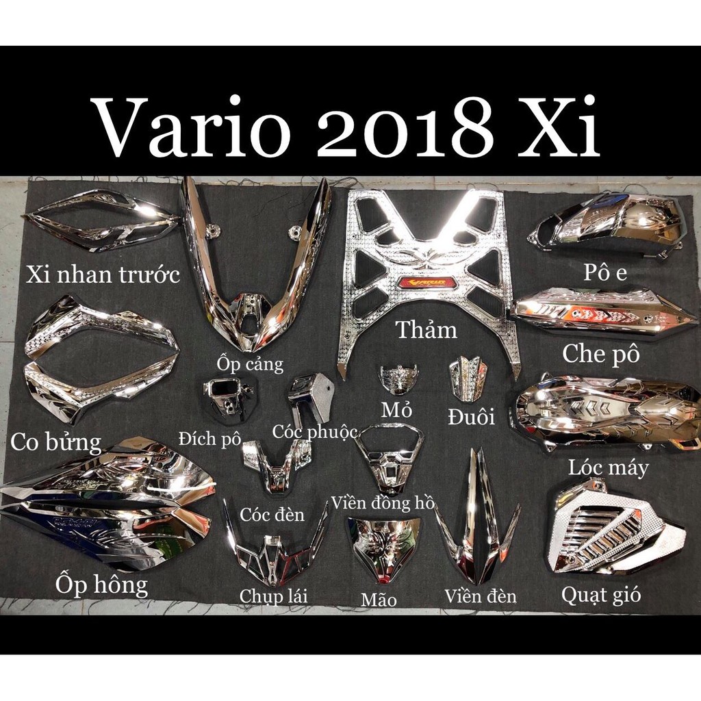 Đồ trang trí xe Vario 2018 Trọn bộ hoặc từng sản phẩm