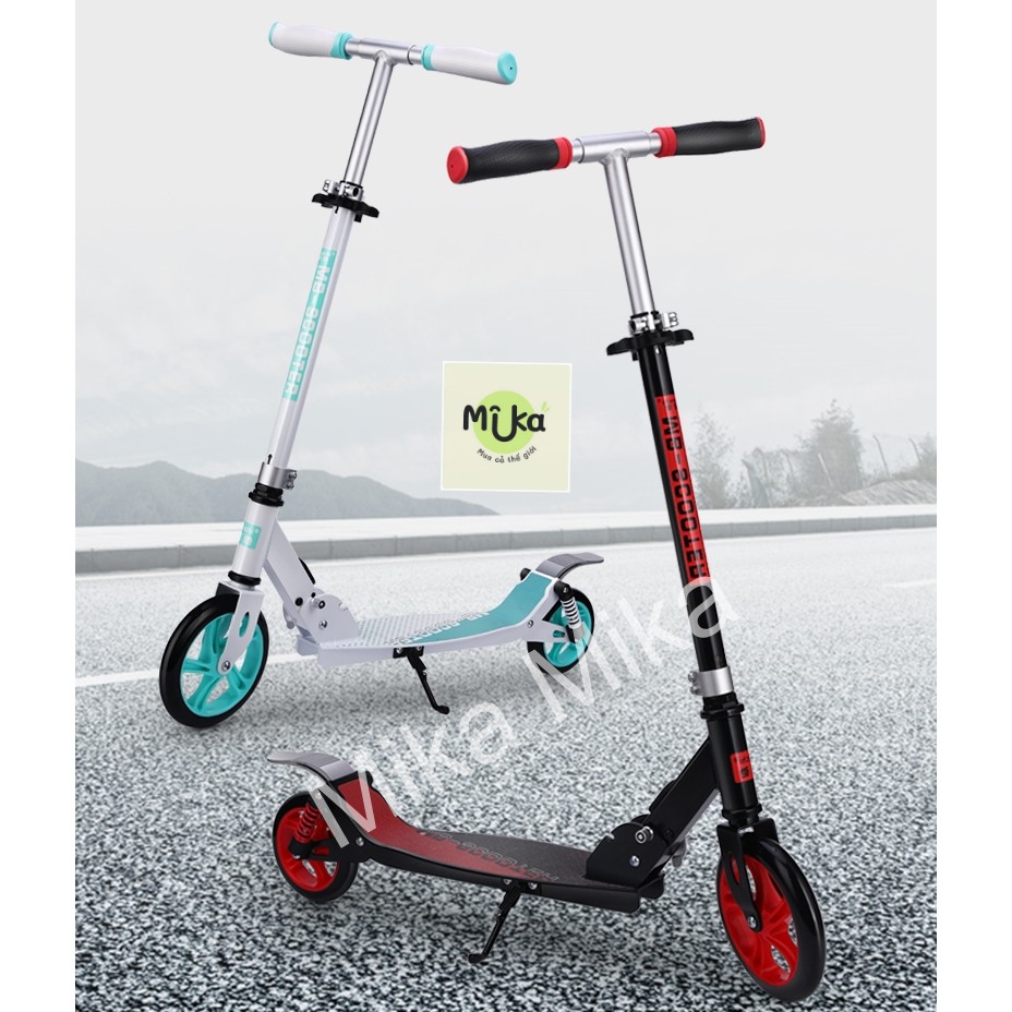 Xe trượt scooter cho các bé từ 5 tuổi trở lên hai bánh chống xóc lướt êm gấp gọn