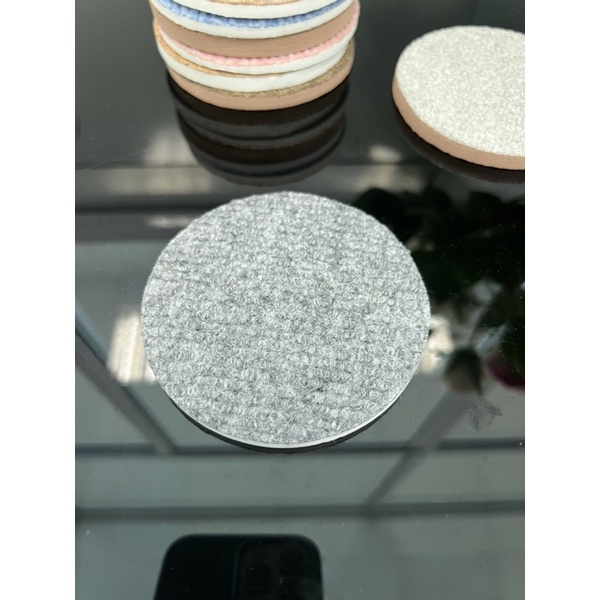 Miếng Lót Ly, Lót Cốc Giả Gỗ, Nỉ Xinh Xắn, Nhiều Màu Sắc