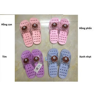 [THANH LÝ] Dép hình gấu siêu cute, dép nữ đẹp, dép dễ thương, dép nam, dép đi trong nhà, dép đi nhà tắm