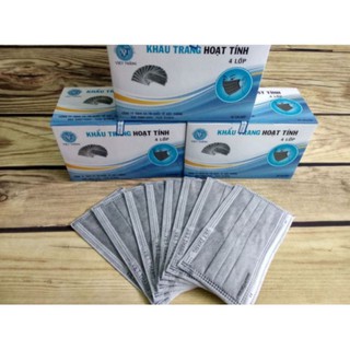 Khẩu trang y tế Việt thắng kháng khuẩn 4 lớp