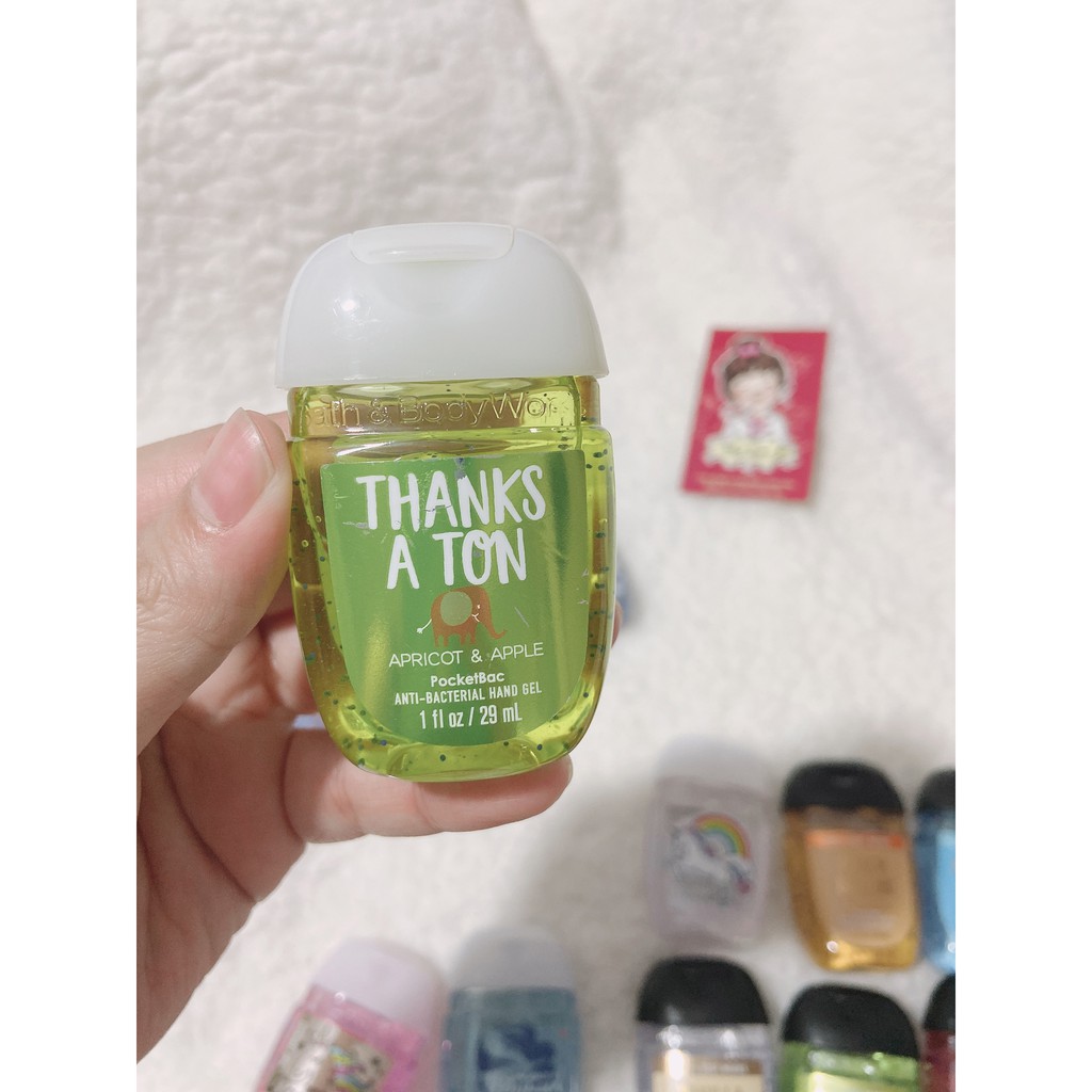 Nước Rửa Tay Khô Gel Rửa Tay Khô USA Bath & Body Works Thanks A Ton Apricot & Apple Hand Sanitizer 29ml