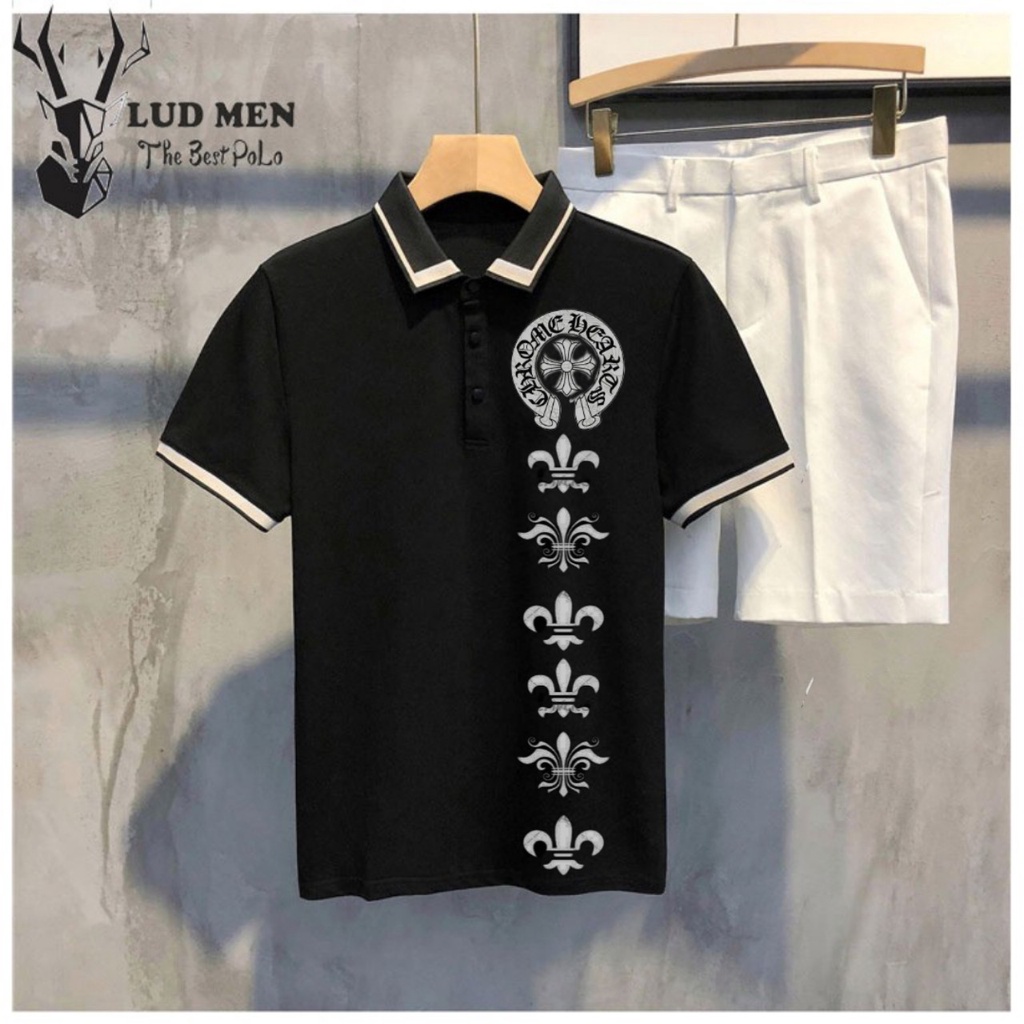 ÁO THUN POLO CỔ BẺ DÀNH CHO NAM NỮ HỌA TIẾT CỰC ĐỘC