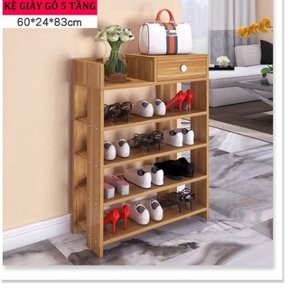 KỆ ĐỂ GIÀY DÉP 5 TẦNG [KỆ GỖ]