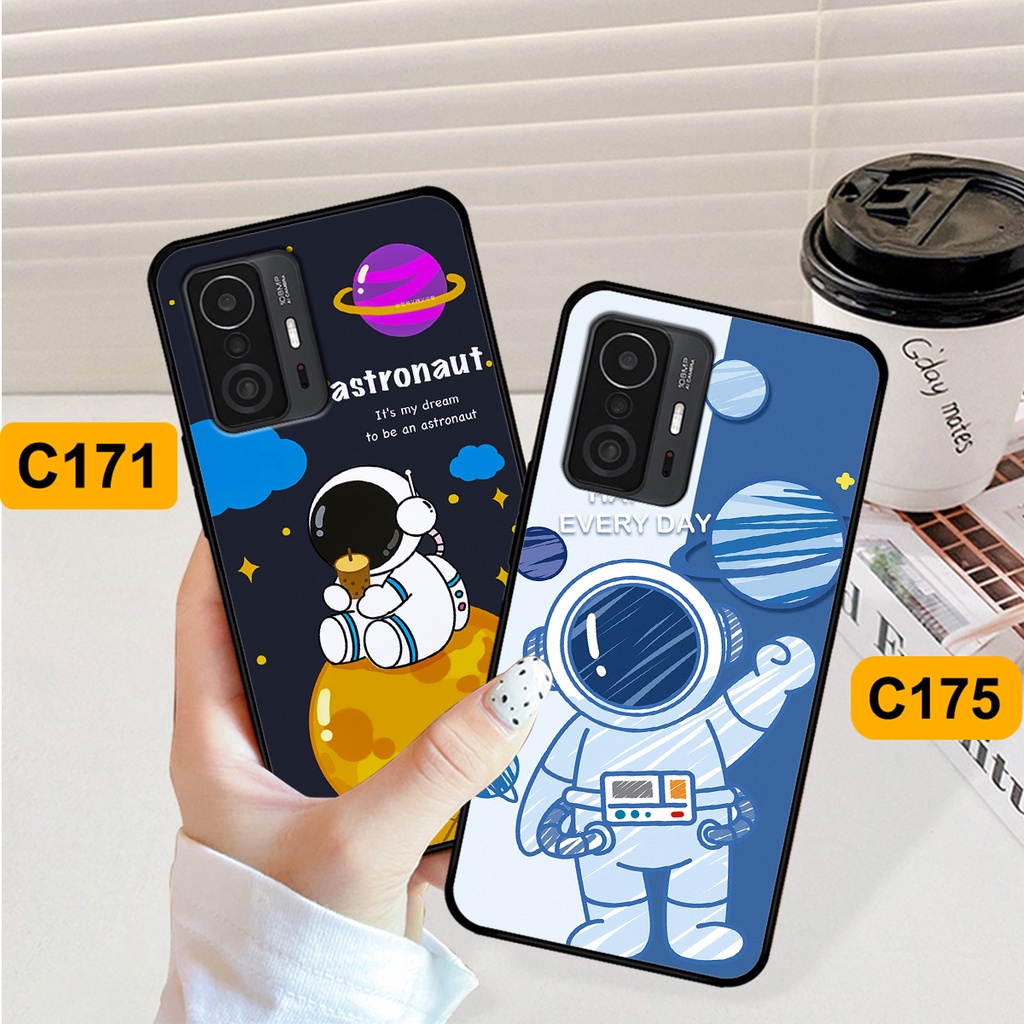 Ốp Xiaomi Mi 11T - Mi 11T Pro in hình astronaut, phi hành gia vũ trụ hottrend, độc đáo, cá tính.