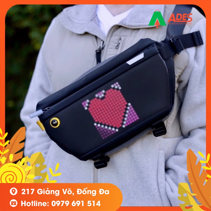 Túi Divoom Pixoo Slingbag - Bảo Hành Chính Hãng - Túi Đeo Thông Minh, Hiển Thị Màn Hình Led, App Divoom - NEW 2021