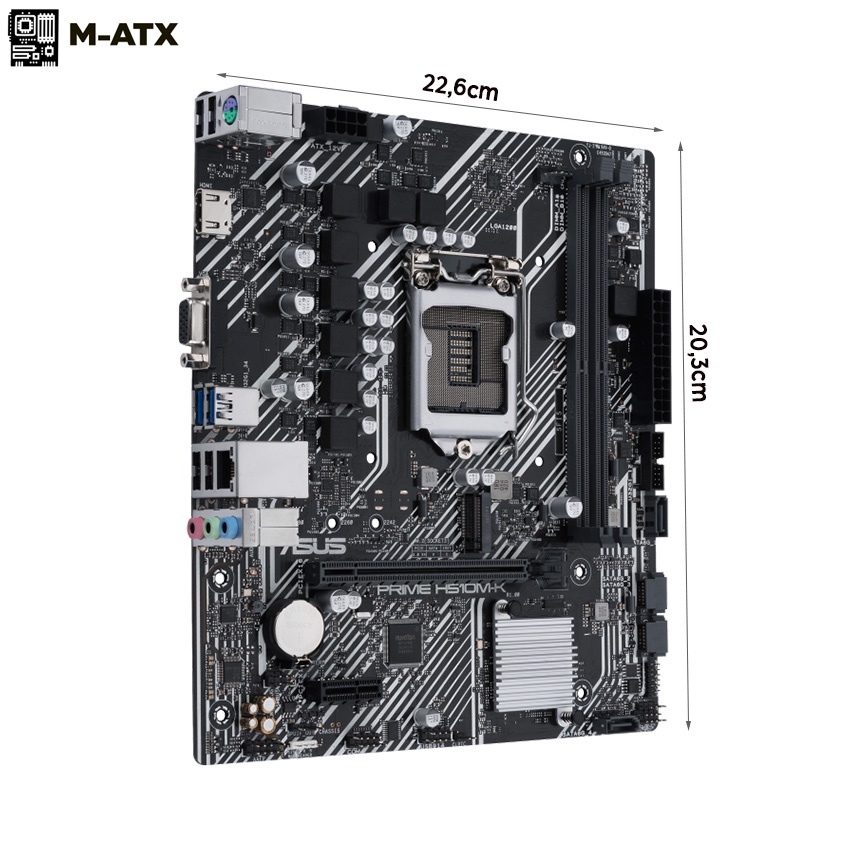 Mainboard ASUS PRIME H510M-K (Intel H510, Socket 1200, m-ATX, 2 khe Ram DDR4) | BigBuy360 - bigbuy360.vn