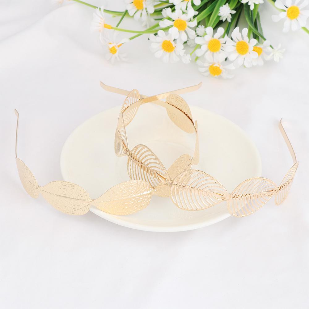 Băng Đô Cài Tóc Hình Lá Cây Phong Cách Pháp Cổ Điển 24