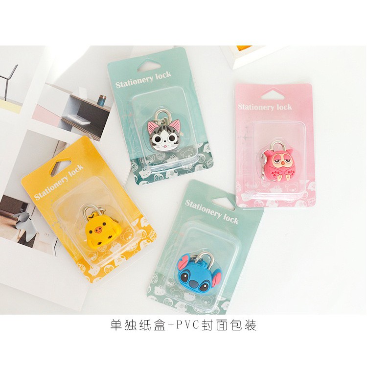 Ổ khoá mini hình thú  xinh xắn