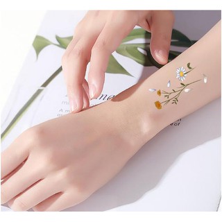 10 mã hình xăm dán hoa đặc biệt dành cho nữ