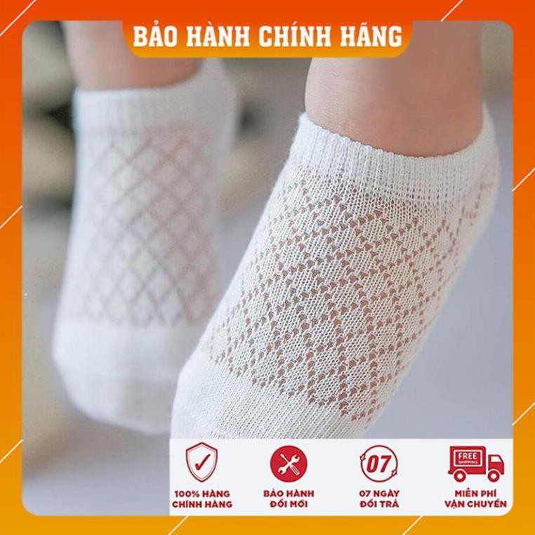 _ [Sale 3 Ngày] Tất trẻ em - Tất lưới cho bé sơ sinh đến 3 tuổi (Combo 5 đôi)