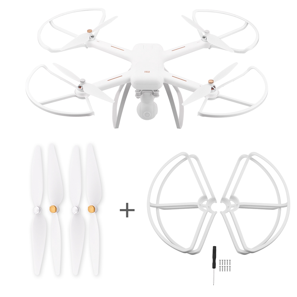 Bộ 4 cánh quạt kèm 4 khung bảo vệ dành cho máy bay drone Xiaomi Mi phiên bản 1080P/4K