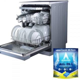 Viên rửa chén bát All In 1 Astonish C2170 42 viên dùng cho máy rửa chén (sách bóng, diệt khuẩn, khử mùi)