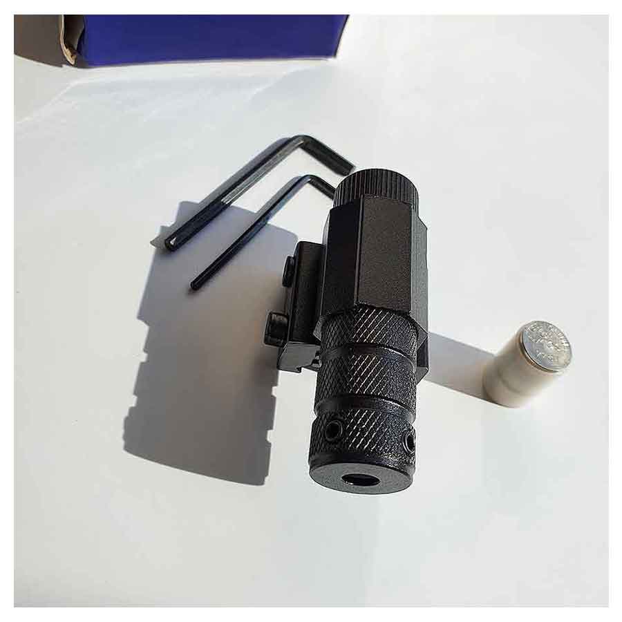 Đèn Laze Laser Tia Đỏ Gắn Ranh Mini Pin Thường