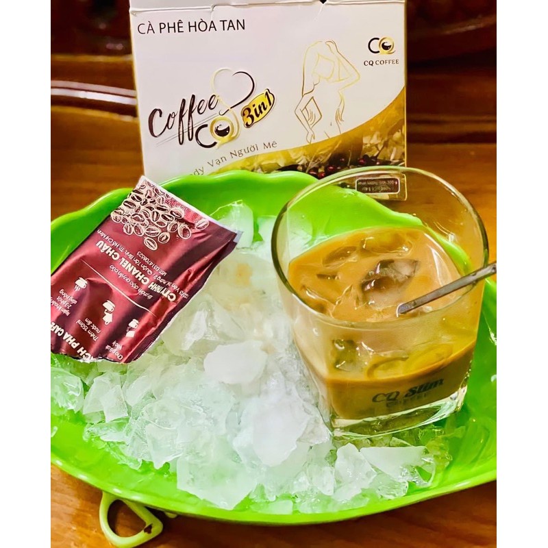 1hộp 10 gói cafe cq slim (hàng công ty)