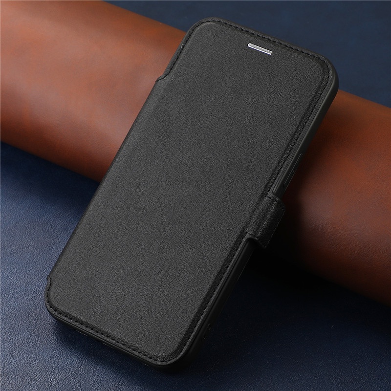 Ốp Điện Thoại Da Nắp Gập Có Ngăn Trượt Đựng Thẻ IPhone 14 Pro Max 13 Pro Max 7 8 6 6S Plus SE 2020