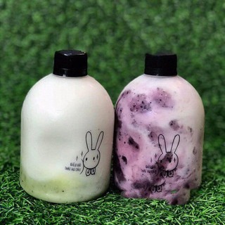 combo 5 Chai Nhựa Mập Lùn 500ml Nắp Đen Dùng Làm Detox Nước Trái Cây Siêu Xinh