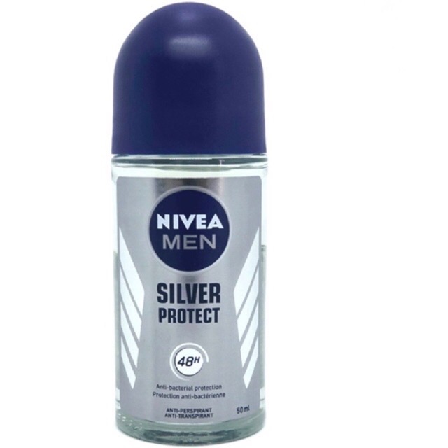 Lăn Khử Mùi Nivea Men Silver Protect