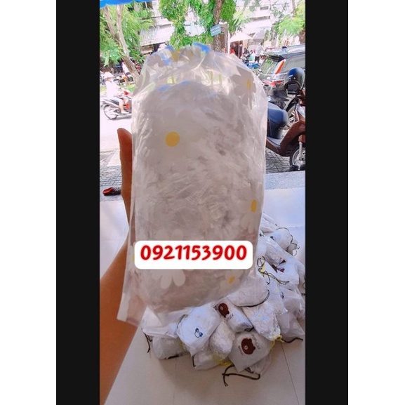 Chụp tóc giấy con sâu