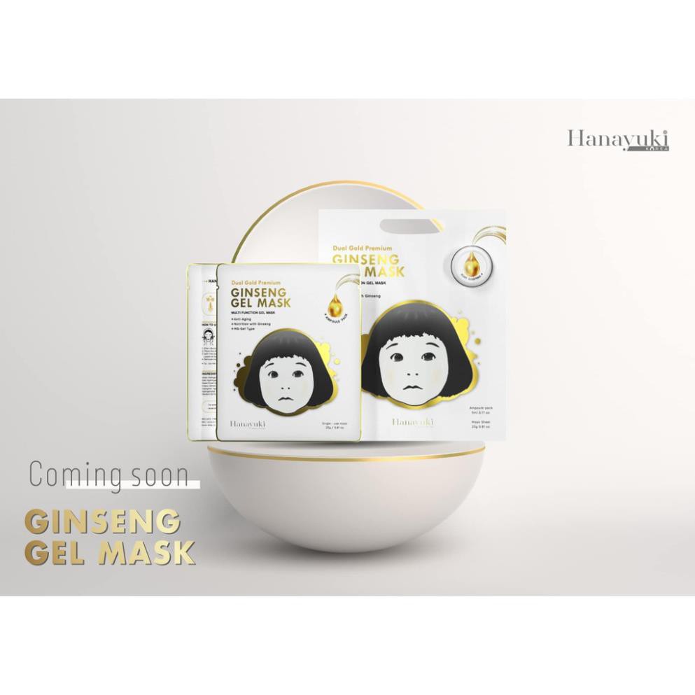 [SALE SỐC ] MẶT NẠ SÂM GINSENG GEL MASK HANAYUKI - CHÍNH HÃNG 100%